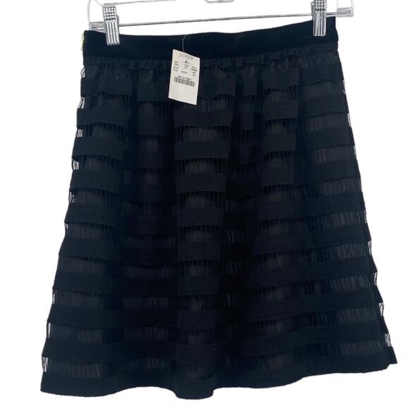 J. Crew Factory Black A-line Above the Knee Skirt - Picture 3 of 7